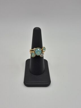 Ted Baker London Jackie Swarovski Crystal Stacking Rings